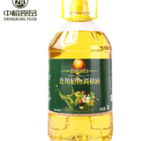 廠家批發(fā)山茶食用植物調和油5L/瓶裝 炒菜調香高溫壓榨油一件代發(fā)