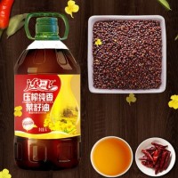 逸飛農(nóng)家菜籽油5升食用油四級(jí)菜籽油糧油 植物油 菜油 批發(fā)價(jià)