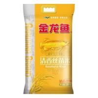 金龍魚清香絲苗米2.5KG 小袋裝長(zhǎng)粒秈米5斤裝家用南方大米絲苗米