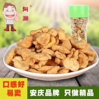 包郵禮袋瓶裝麻辣蠶豆瓣 廠家供應零食麻辣開口豆 批發(fā)休閑食品