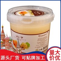 俄羅斯進(jìn)口土蜂蜜椴樹蜜2.5/1斤原蜜蜂蜜大罐裝結(jié)晶雪蜜包郵批發(fā)