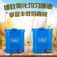 廠家批發(fā)20L八角款農(nóng)用背負(fù)式電動噴霧器鋰電池噴霧器打藥機(jī)